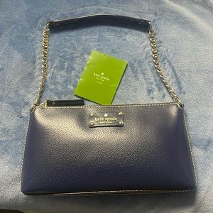 Kate Spade Wellssesley Byrd -Navy Shoulder Bag